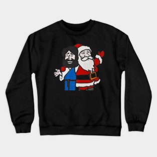 Heroes Santa Claus Jesus Lover Crewneck Sweatshirt